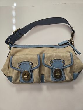 Coach Legacy Turnlock 65th Anniversary collection. Collectors Item.  Khaki/Pool